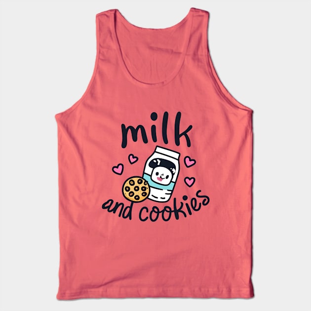 Milk and Cookies Tank Top by NomiCrafts